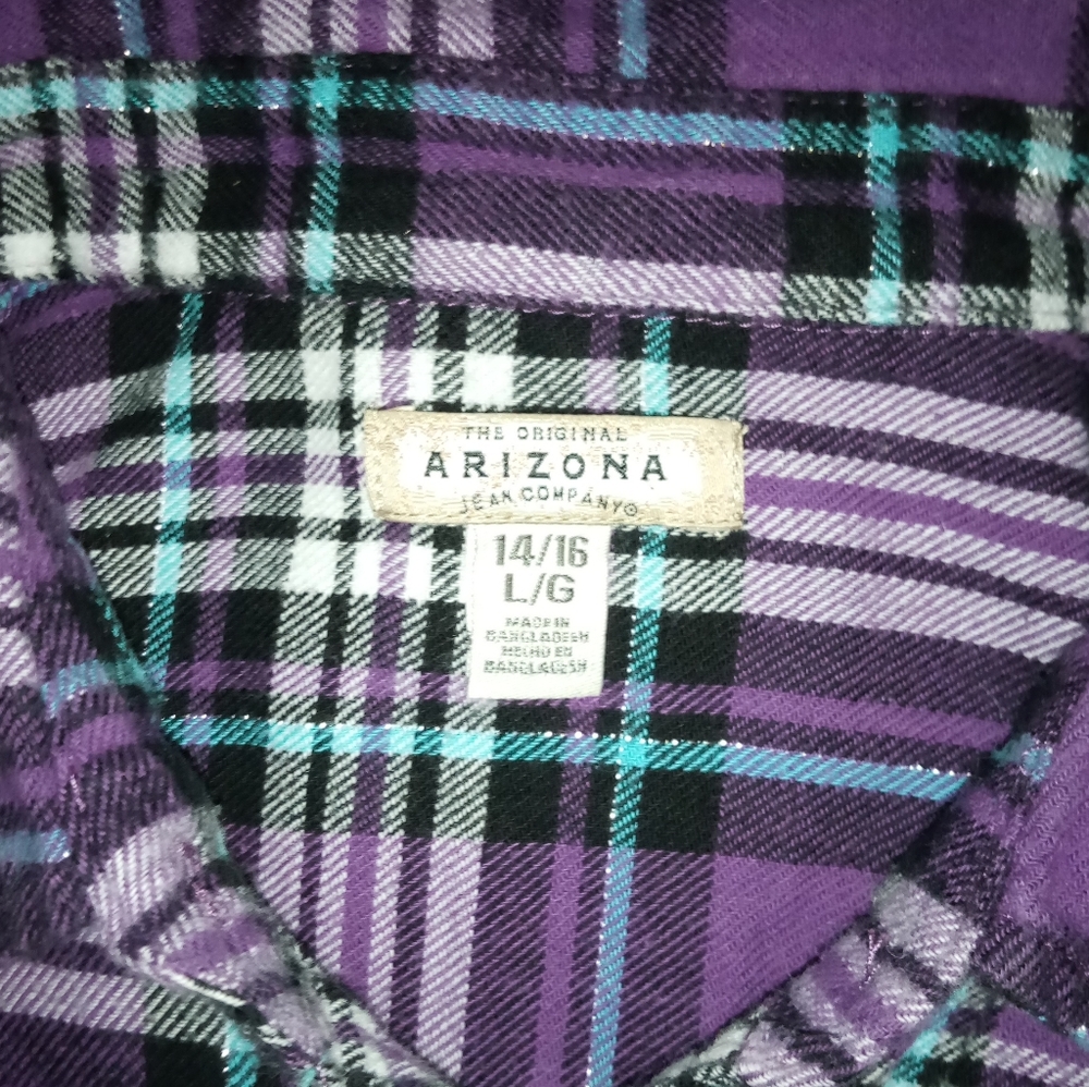 Arizona flannel 14-16 large